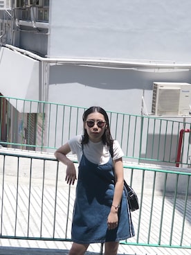 「UNIF（ユニフ）のアイテム（ワンピース/ドレス）」を使った、Pauさん（レディース・163cm）の夏コーディネート