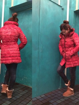 「Desigual（デシグアル）のアイテム（ジャケット/アウター）」を使った、Midoriさん（レディース・168cm）の冬コーディネート