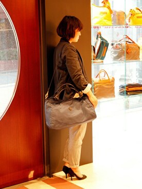 本社スタッフさん（レディース・154cm）の春コーディネート