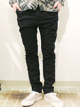 「REMI RELIEF」｜藍人さん（メンズ・175cm）の冬コーディネート