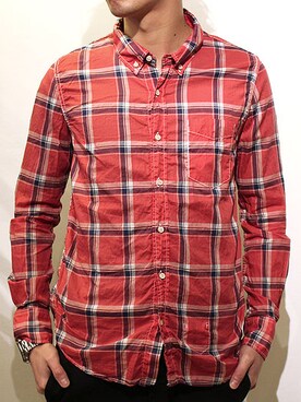 「REMI RELIEF」｜藍人さん（メンズ・175cm）の冬コーディネート