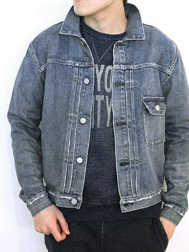 「REMI RELIEF」｜藍人さん（メンズ・175cm）の春コーディネート