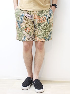 「 ショーツ」｜藍人さん（メンズ・175cm）の春コーディネート
