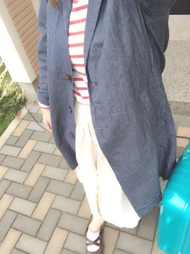 「SM2（エスエムツー）のアイテム（その他アウター）」を使った、あんこさん（レディース・160cm）の秋コーディネート