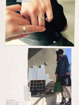 「3rd by VANQUISH（サードバイヴァンキッシュ）のアイテム（ジャケット/アウター）」を使った、Rena.さん（レディース・163cm）の春コーディネート