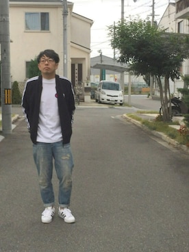「ロールアップ」｜「アイテム（CD）」を使った、ソウさん（メンズ・172cm）の秋コーディネート
