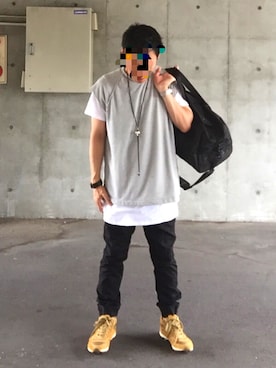 「nonnative（ノンネイティブ）のアイテム（アクセサリー）」を使った、 dull_1068さん（メンズ・170cm）の夏コーディネート