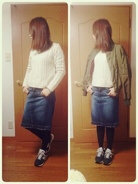 maimyさん（レディース・160cm）の冬コーディネート