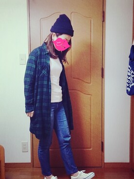 「アイテム（シャツワンピース）」を使った、maimyさん（レディース・160cm・20代）の冬コーディネート