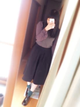 「ローファー」｜「アイテム（ブーティ）」を使った、kuuさん（レディース・154cm）の冬コーディネート