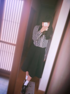「ローファー」｜「アイテム（ブーティ）」を使った、kuuさん（レディース・155cm）の春コーディネート