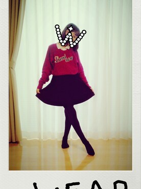 「w closet」｜「アイテム（スタジャン）」を使った、まいまいさん（レディース・150cm）の冬コーディネート