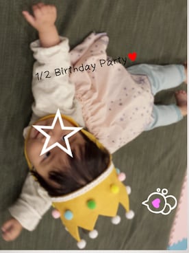 「HalfBirthday」｜霞さん（レディース・70cm）の秋コーディネート