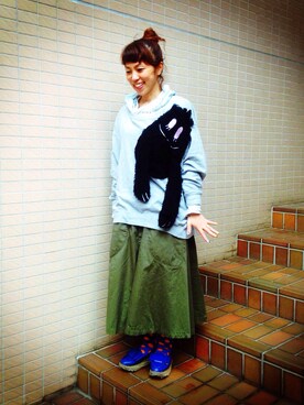 ドラミさん(レディース・152cm)の秋コーディネート