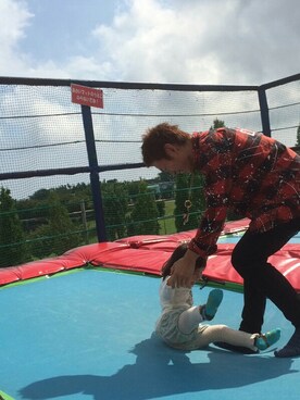 「AMBUSH（アンブッシュ）のアイテム（ネックレス、ゴールド系）」を使った、あああああさん（メンズ・166cm）の夏コーディネート