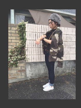 「unglid（アングリッド）のアイテム（その他アウター）」を使った、kiracoさん（レディース・165cm）の秋コーディネート