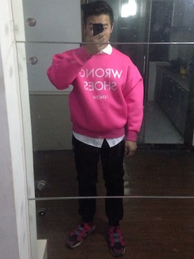 「CLOT（クロット）のアイテム（パンツ）」を使った、Crazy_伪艺术家さん（メンズ・173cm）の秋コーディネート