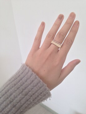 「asos（エイソス）のアイテム（リング）」を使った、美少爷大Cさん（レディース・176cm）の春コーディネート