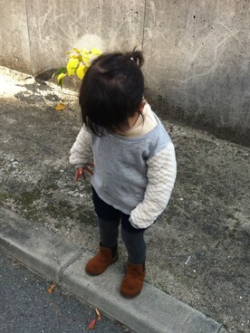 satochikaeさん（キッズ・90cm）の秋コーディネート