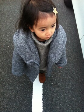 satochikaeさん（キッズ・90cm）の冬コーディネート