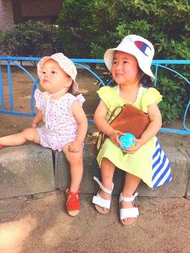 satochikaeさん（キッズ・90cm）の夏コーディネート