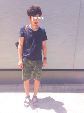 satochikaeさん（メンズ・177cm）の夏コーディネート