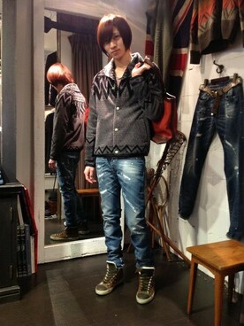 B'2nd UENOさん（メンズ・175cm）の冬コーディネート