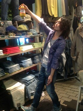 B'2nd UENOさん（メンズ・170cm）の春コーディネート