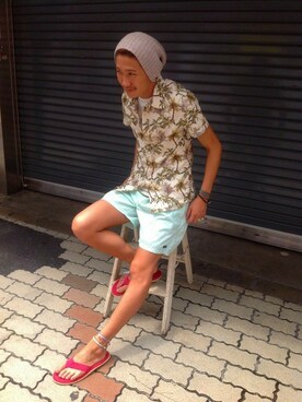 B'2nd UENOさん（メンズ・175cm）の夏コーディネート