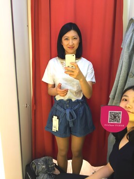 「Etam（エタム）のアイテム（パンツ）」を使った、一只鼠标的故事さん（レディース・165cm）の春コーディネート