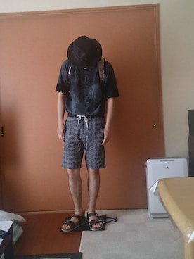 しげさん（メンズ・180cm）の夏コーディネート