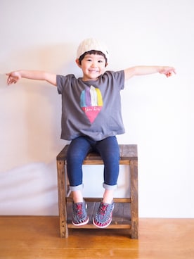 **キナリ**さん(キッズ・100cm)の夏コーディネート