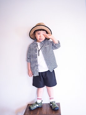 *＊キナリ＊*さん（キッズ・100cm）の夏コーディネート