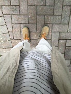 「STYLE」｜「アイテム（ノーカラージャケット）」を使った、eggさん（メンズ・165cm）の秋コーディネート