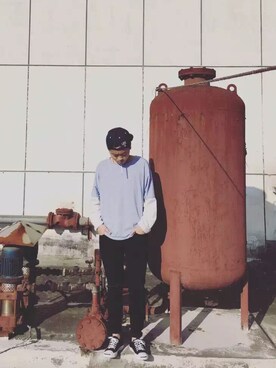 「CONVERSE（コンバース）のCONVERSE コンバース ジャック パーセル / JACK PURCEL（スニーカー）」を使った、eggさん（メンズ・165cm）の秋コーディネート