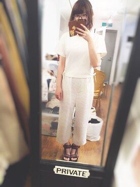 Mickeyさん（レディース・158cm）の夏コーディネート