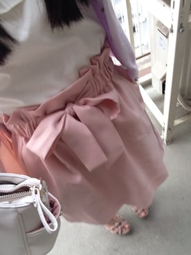 「EBELE MOTION（エベルモーション）のアイテム（スカート）」を使った、南 憂花さん（レディース・141cm）の春コーディネート