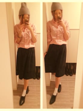 「ソックス」｜うえむら あやのさん（レディース・165cm）の春コーディネート