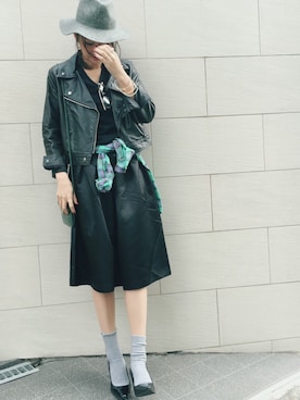 うえむら あやのさん（レディース・165cm）の春コーディネート