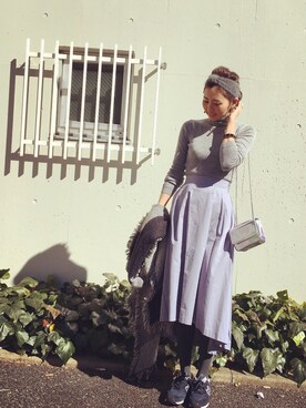 うえむら あやのさん（レディース・165cm）の春コーディネート