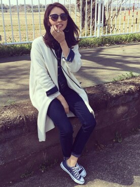 うえむら あやのさん（レディース・165cm）の春コーディネート