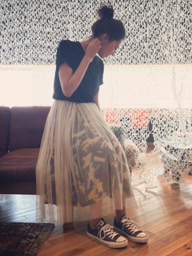 うえむら あやのさん（レディース・165cm）の春コーディネート