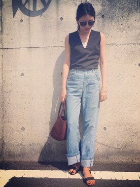 うえむら あやのさん（レディース・165cm）の夏コーディネート