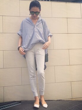 うえむら あやのさん（レディース・165cm）の夏コーディネート