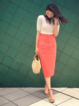 うえむら あやのさん(レディース・165cm)の夏コーディネート