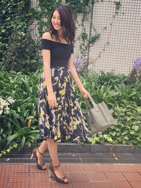 うえむら あやのさん（レディース・165cm）の夏コーディネート