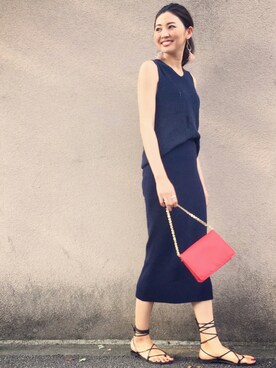 うえむら あやのさん（レディース・165cm）の夏コーディネート