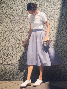 うえむら あやのさん（レディース・165cm）の夏コーディネート