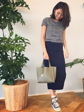 うえむら あやのさん（レディース・165cm）の秋コーディネート