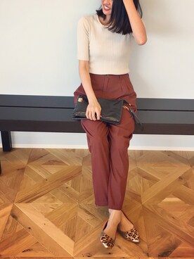 うえむら あやのさん(レディース・165cm)の秋コーディネート
